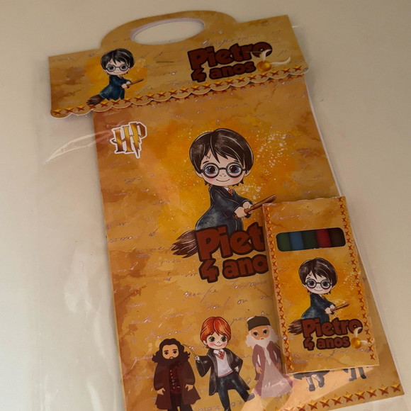 Kit para Colorir com Giz de Cera Harry Potter
