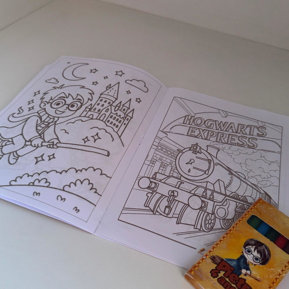 Kit para Colorir com Giz de Cera Harry Potter - Imagem 2