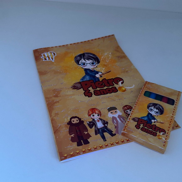 Kit para Colorir com Giz de Cera Harry Potter - Imagem 3