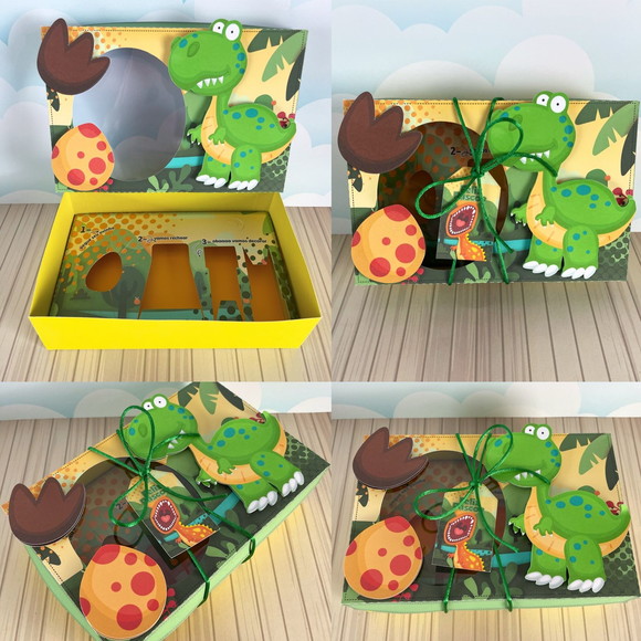 Kit Mini Confeiteiro Dino