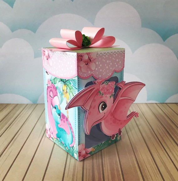 Caixa com Visor Dino Baby - Imagem 2
