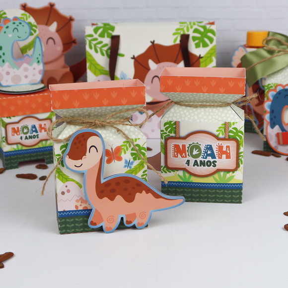 Caixa Meia Bala Dino Baby - Imagem 2