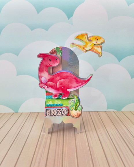 Porta Bis Duplo Penteadeira Dino Baby