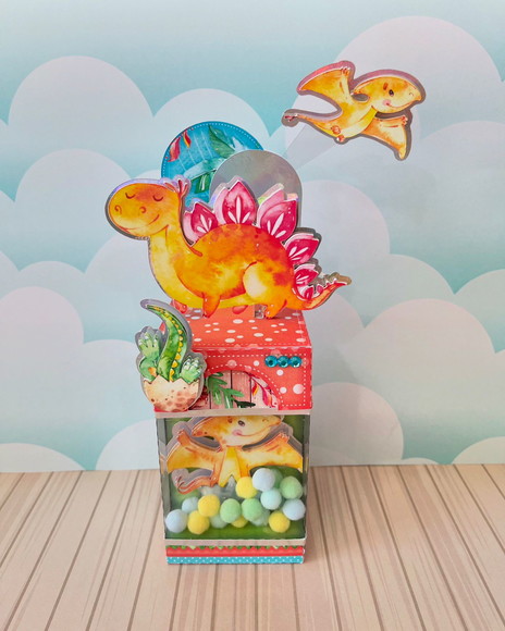 Caixa Cenário Shaker Dino Baby