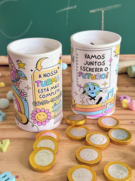 Cofrinho Personalizado Volta Ás Aulas