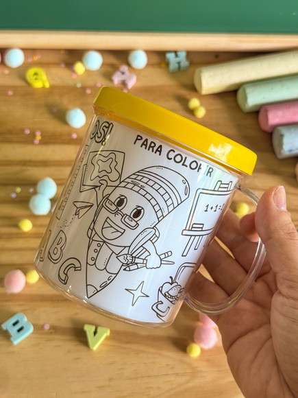 Caneca Acrilica Personalizada Volta Ás Aulas