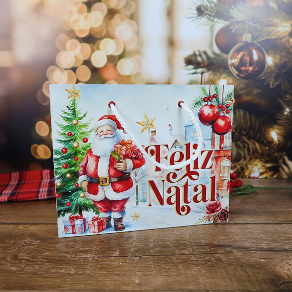 Sacola Personalizada de Natal