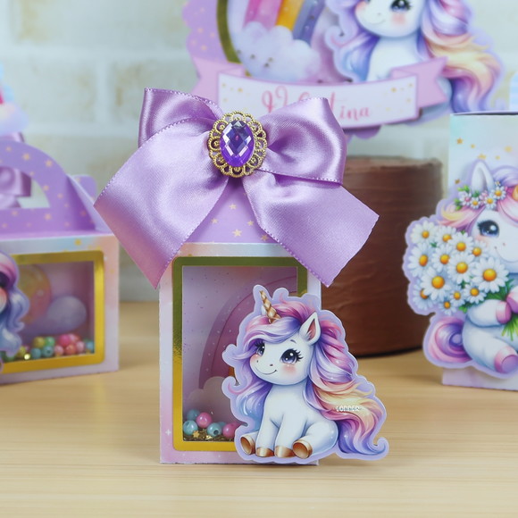 Caixa Milk Shaker Unicornio