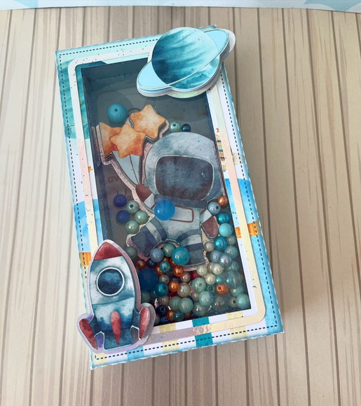 Convite Shaker Astronauta - Imagem 2