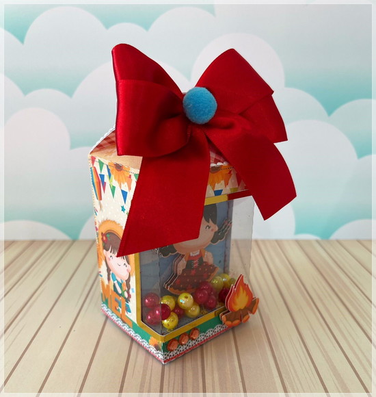 Caixa Milk Shaker Festa Junina - Imagem 2