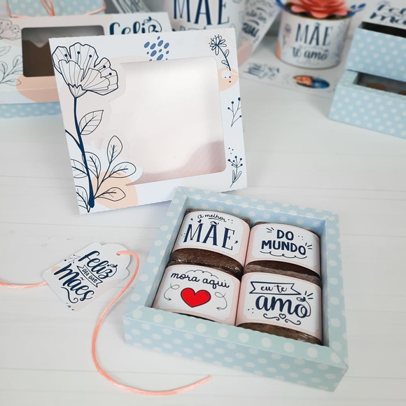 Caixa para Brownie Dia das Mães