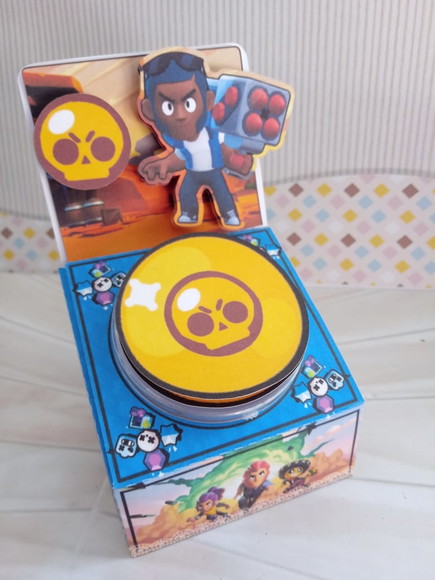 Porta Latinha Acrilico Brawl Star