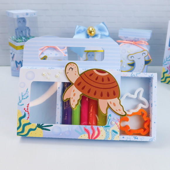 Kit Maletinha com Massinha Fundo do Mar - Imagem 2