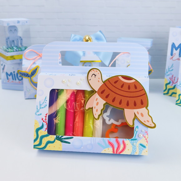 Kit Maletinha com Massinha Fundo do Mar