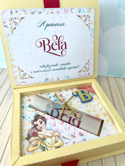 Convite de Luxo a Bela e a Fera - Imagem 2