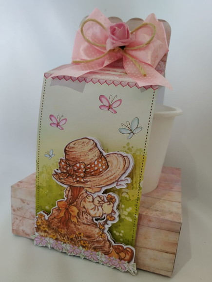 Porta Baldinho Pipoca Boneca