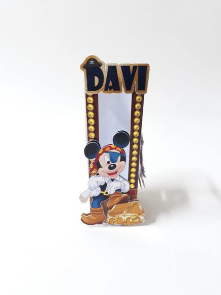 Porta Tubete do Mickey Pirata