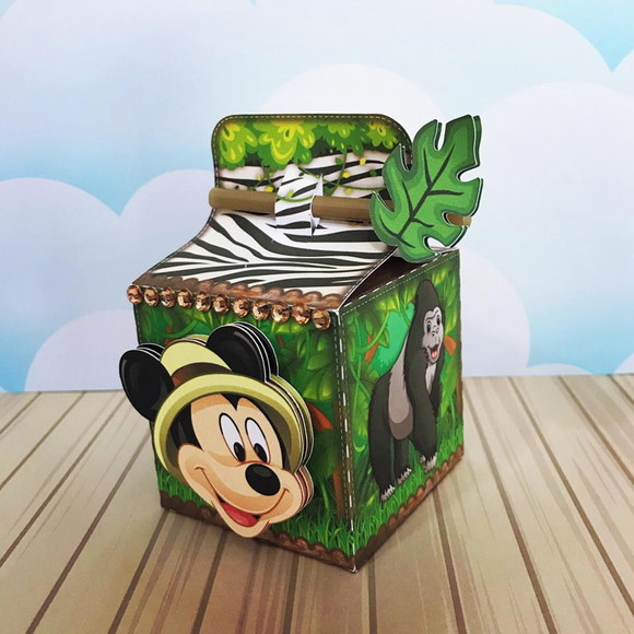 Caixa Palitinho Mickey Safari