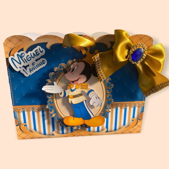 Sacola Mickey Realeza Luxo - Imagem 2