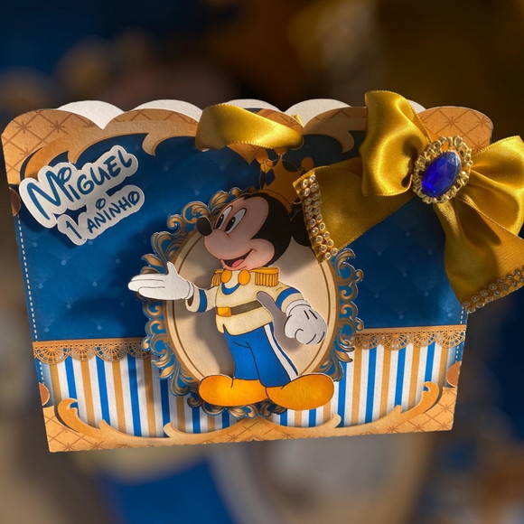 Sacola Mickey Realeza Luxo