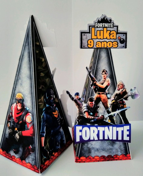 Caixa Piramide Fortnite
