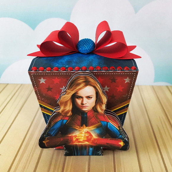 Caixa Sushi Capita Marvel