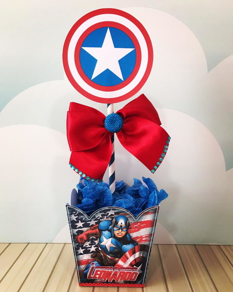 Centro de Mesa Capitão America