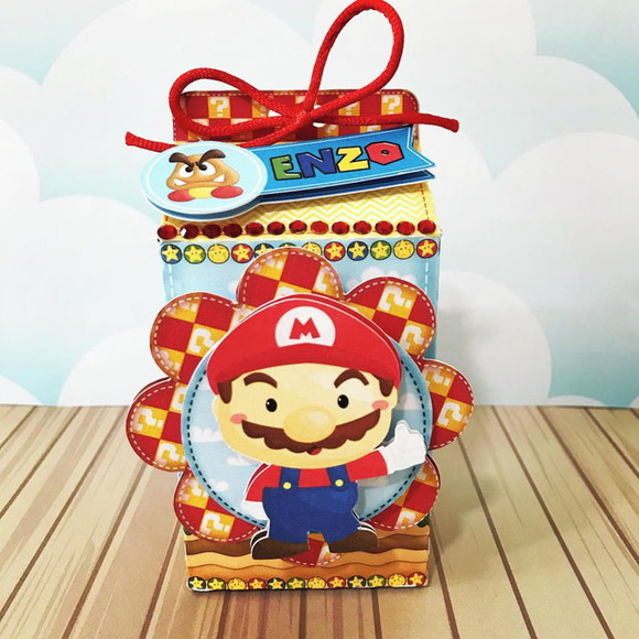 Caixa Milk Super Mario Bross