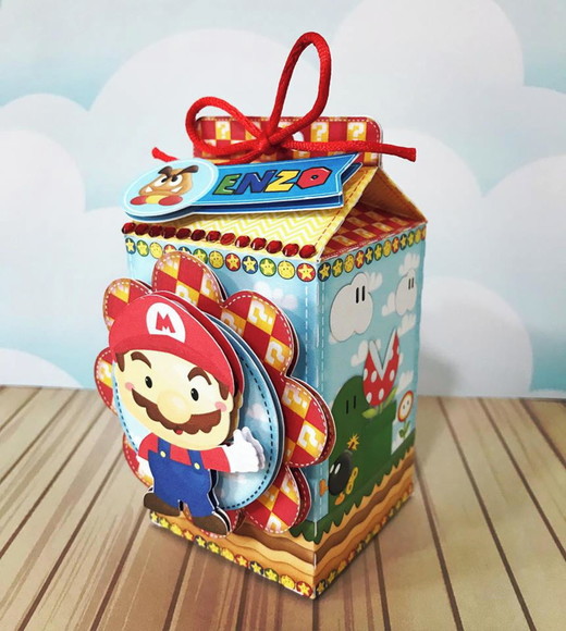 Caixa Milk Super Mario Bross - Imagem 2