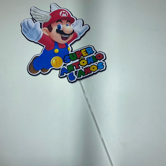 Topo de Bolo Super Mario Bross - Imagem 4