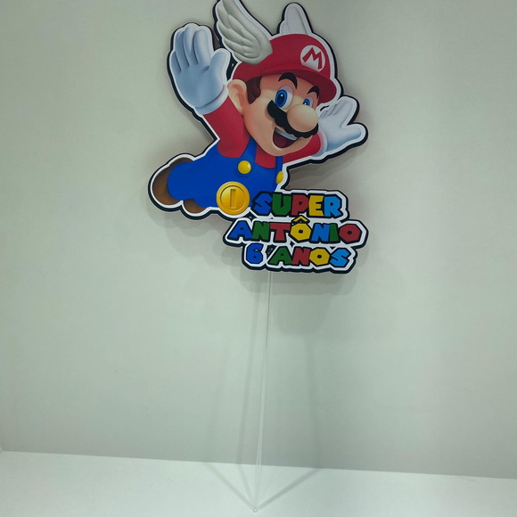 Topo de Bolo Super Mario Bross - Imagem 5