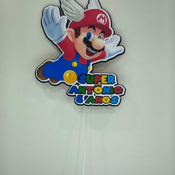Topo de Bolo Super Mario Bross - Imagem 3