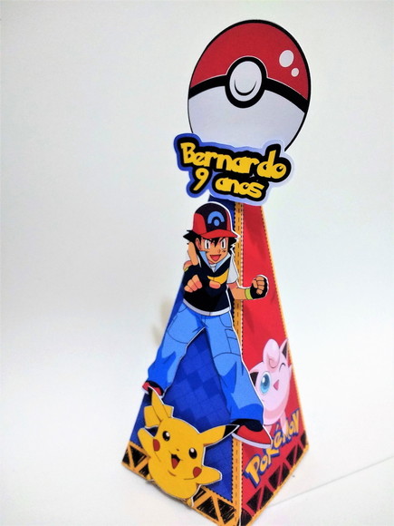 Caixa Piramide Pokemon