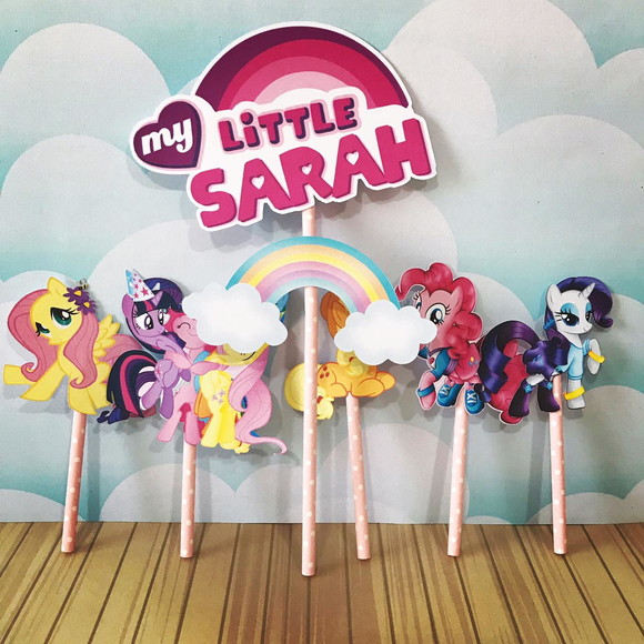 Topo de Bolo My Little Pony