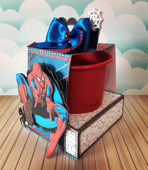 Porta Pipoca Homem Aranha - Imagem 2