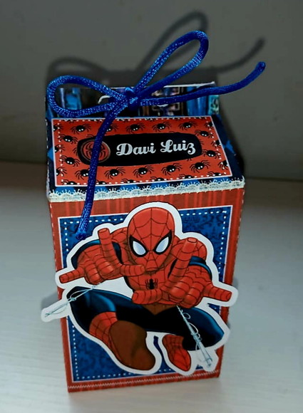 Caixa Milk Homem Aranha