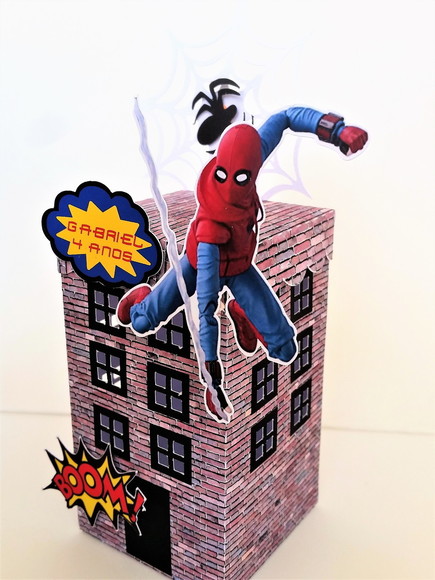 Caixa Predio Homem Aranha