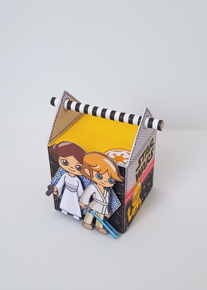 Caixa Porta Canudo Star Wars