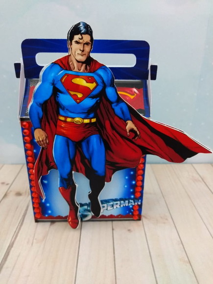 Caixa com Alça Super Homem