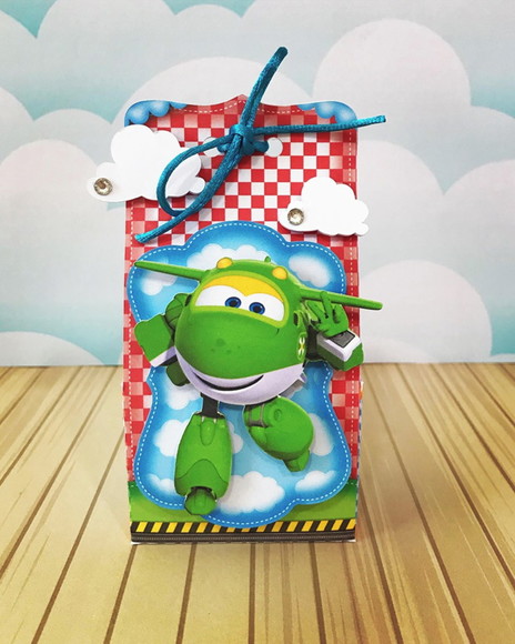 Caixa Sacolinha Super Wings