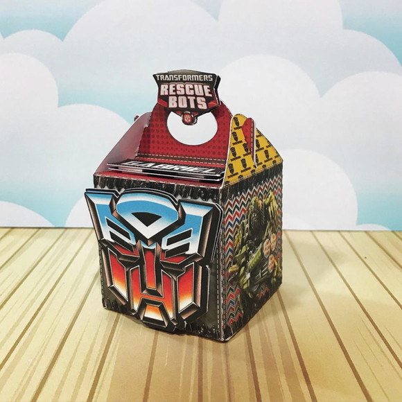Caixa Cubo com Alça Transformes