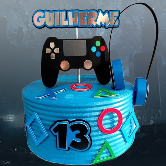Topo de Bolo Video Game