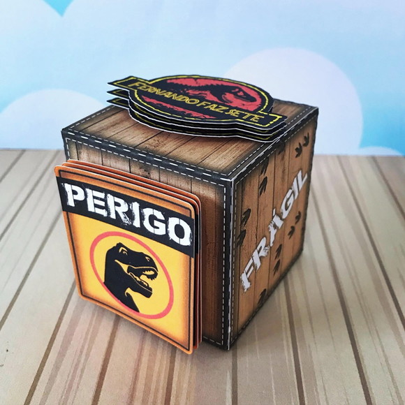 Caixa Cubo Jurassic Park