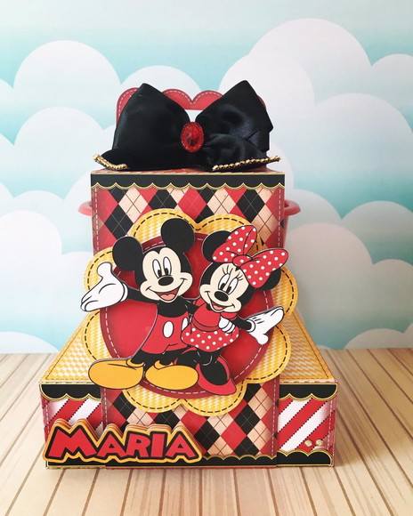 Porta Baldinho de Pipoca Mickey