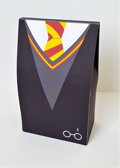 Caixa Gravata Grifinória Harry Potter