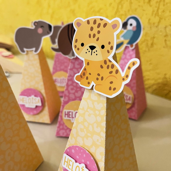 Caixa Pirâmide Aniversário Fauna Brasileira - Imagem 2