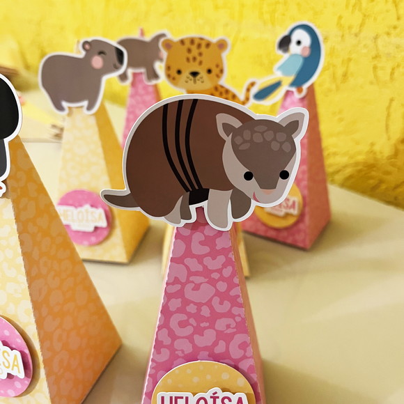 Caixa Pirâmide Aniversário Fauna Brasileira - Imagem 4