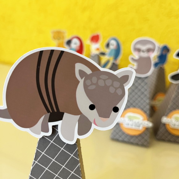 Caixa Pirâmide Festa Fauna Brasileira - Imagem 2