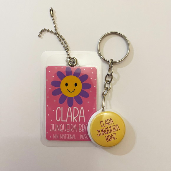 Kit Adesivos e Tag Material Escolar Florzinha - Imagem 3
