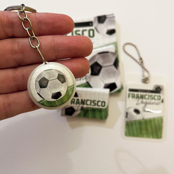 Kit Adesivos e Tag Material Escolar Futebol - Imagem 2